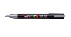 טוש אקרילי פוסקה PC-3M - כסף POSCA