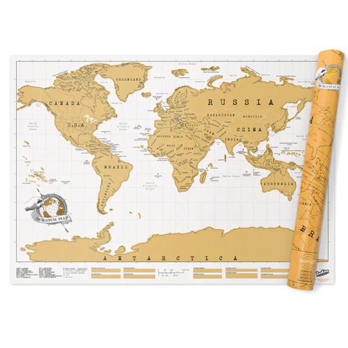 מפת גירוד Travel Scratch Map