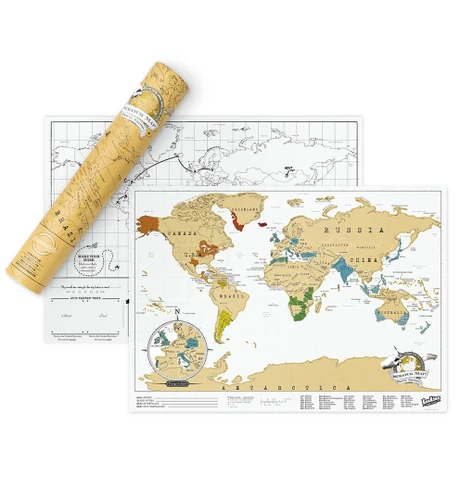 מפת גירוד Travel Scratch Map