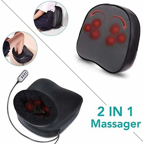 מכשיר עיסוי שיאצו משולבת לרגליים + לגב Shiatsu Foot Massager & Back