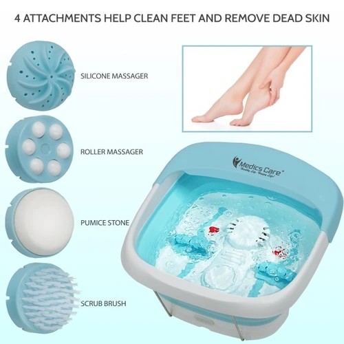 אמבט עיסוי ספא מתקפל חימום ובועות Medics Care MC-609A