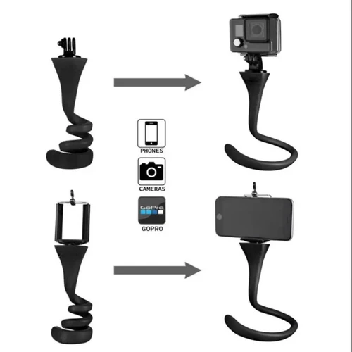 חצובה גמישה לסמארטפון ולמצלמה Octopus