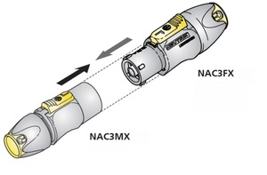 מחבר חשמל-NAC3PX Neutrik