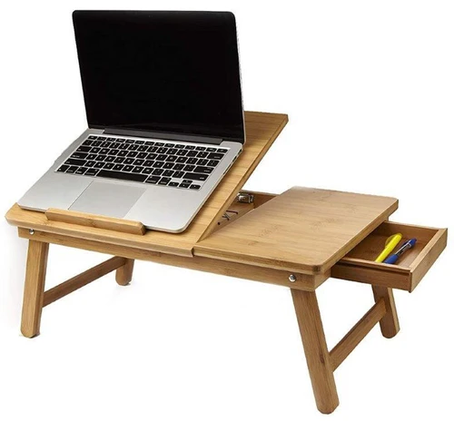 שולחן במבוק מתקפל Bamboo Laptop Table