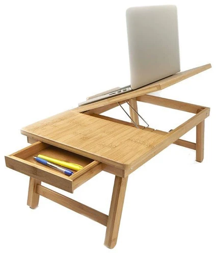 שולחן במבוק מתקפל Bamboo Laptop Table