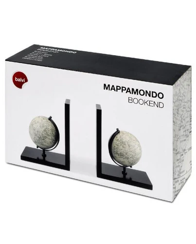 זוג תומכי ספרים יוקרתיים גלובוס Mappamondo