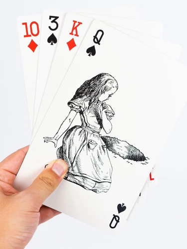 קלפי משחק גדולים וונדרלנד אליסה בארץ הפלאות Wonderland 
