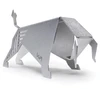 פסלון אורבני שור אוריגמי מתכת Wallaby | BULL