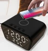 שעון מעורר iClock דיגיטלי עם טעינה אלחוטית QI