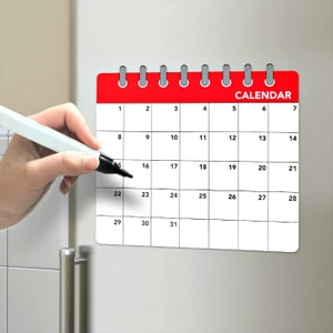 לוח מחיק יומן חודשי מגנטי גדול Calendar