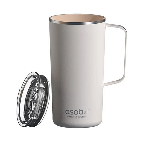 ספל תרמי נירוסטה ציפוי קרמי פנימי Tower Mug מבית ASOBU