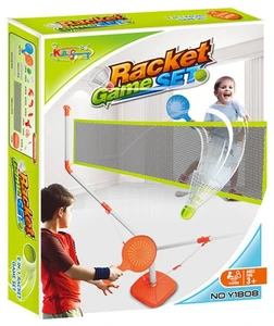 ערכת משחק כדור נוצה ורשת Racket Game Set
