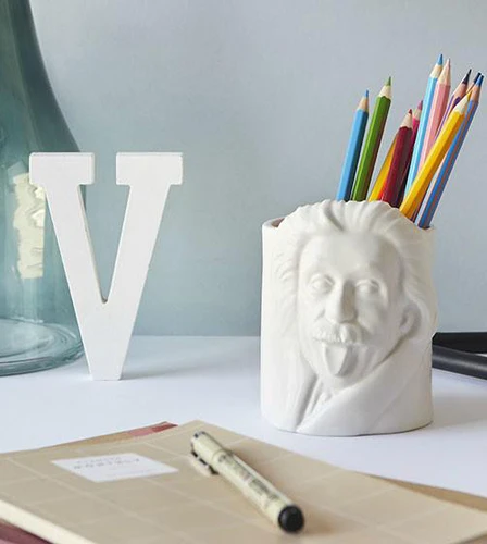 כוס עטים פורצלן אלברט איינשטיין Einstein