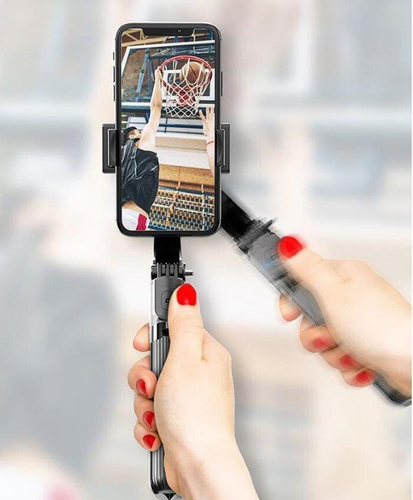 מייצב צילום גימבל לסמארטפון Gimbal משולב חצובה