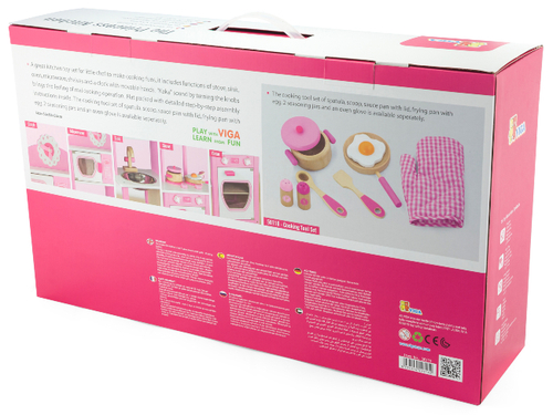 מטבח נסיכות וורוד לילדים 