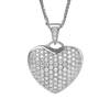 שרשרת ותליון לב יהלומים 2.0ct מזהב 14K