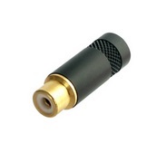 NYS372P-BG מחבר RCA נקבה לכבל מוזהב  Neutrik