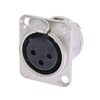 NC3FD-L-1 מחבר XLR לפאנל NEUTRIK