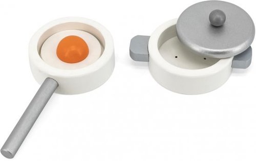 מטבח לילדים דגם נובל Nobel מעץ מלא + 8 אביזרים