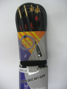 כבל PL – RCA דגם BI110/20FT Soundking