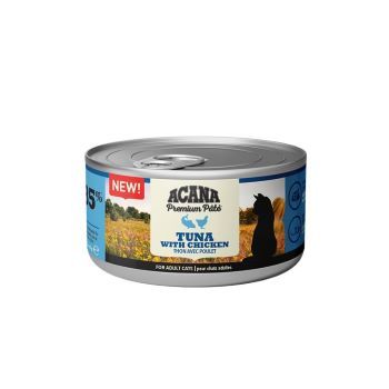 אקאנה מעדן פרימיום טונה עם עוף פטה 85 גרם Acana