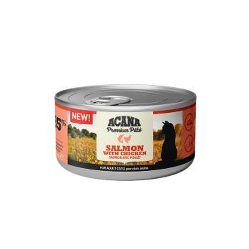 אקאנה מעדן פרימיום סלמון עם עוף פטה 85 גרם Acana