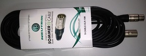 S-CABLE-XLR10M כבל XLR-XLR באורך 10מ' למיקרופון CUSTOM
