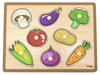 פאזל כפתורי עץ - ירקות