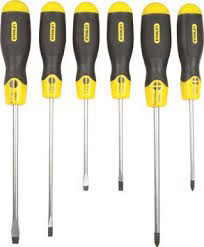  סט מברגים 6 יח' + טסטר STANLEY 0-65-009