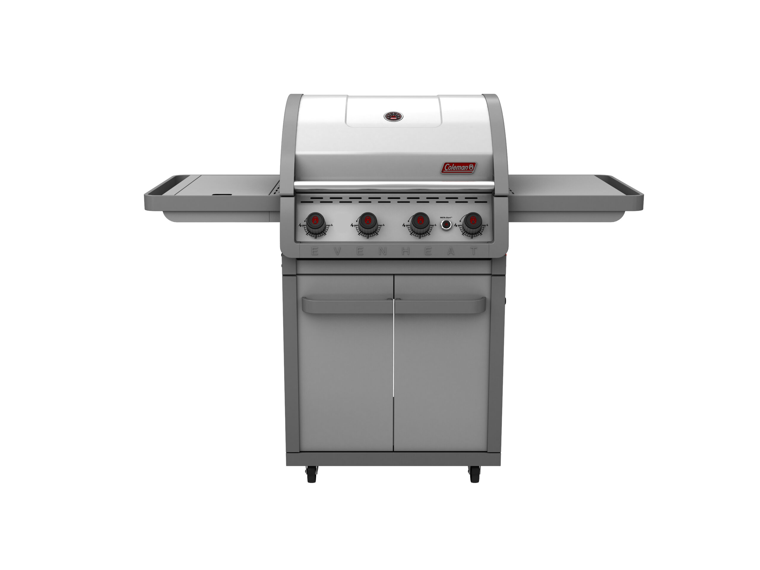 גריל גלקסי 4 מבערים נירוסטה עם כירת צד גז Coleman