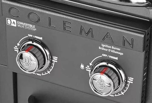 גריל רבולושן 2 מבערים שחור מגורגר Coleman