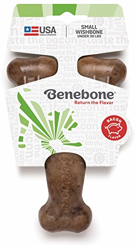 בנבון ווישבון בייקון S צעצוע לעיסה Benebone Wishbone Small Bacon