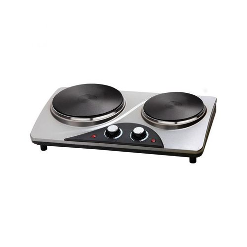 כירה חשמלית כפולה נירוסטה 2100W HAP-302-D6S