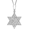 שרשרת ותליון מגן דוד מזהב 14K