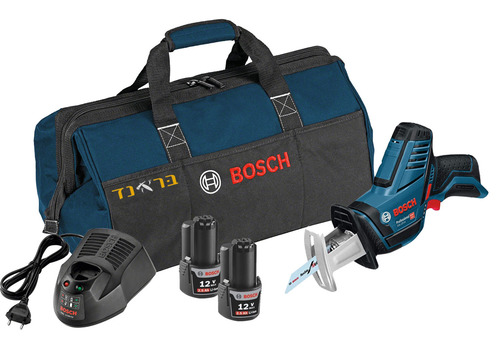 מסור חרב נטען קומפקטי 12V + שתי סוללות 2.5AH