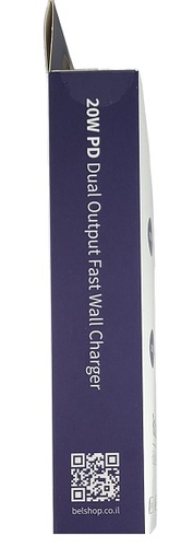 מטען מהיר Belline  PD 20W עם 2 יציאות USB A USB C