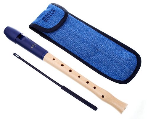 חלילית סופרן מעץ מייפל ופיה מפלסטיק Moeck 1023 Flauto 1 Plus 