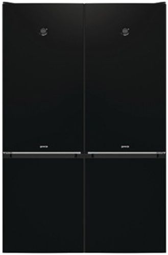 מקרר ‏מקפיא תחתון NRK6192SYW/BK כפול Gorenje ‏640 ‏ליטר גורנייה 