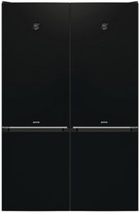 מקרר ‏מקפיא תחתון NRK6192SYW/BK כפול Gorenje ‏640 ‏ליטר גורנייה 