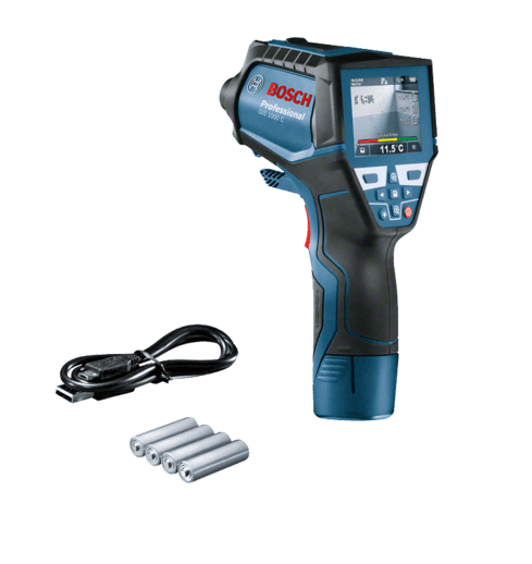 מד טמפרטורה ולחות 12V / סוללות AA