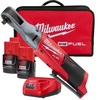 רצ'ט נטען D3/8 12V + שתי סוללות 2AH מבית Milwaukee