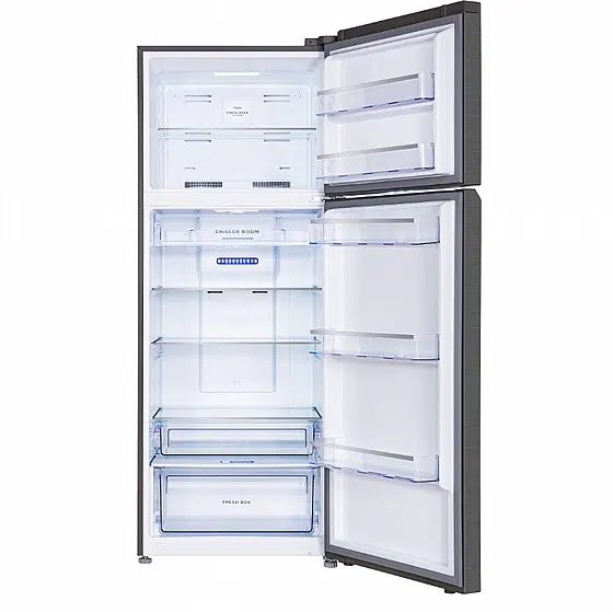 מקרר 2 דלתות מקפיא עליון aiwa japan NF 5700 B דגם AI-465WEX-B שחור