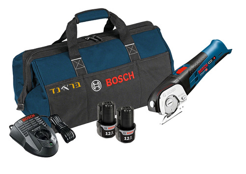 מספריים נטענים 12V + שתי סוללות 2.0AH