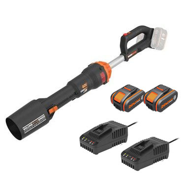 מפוח עלים נטען 40V + שתי סוללות 4.0AH