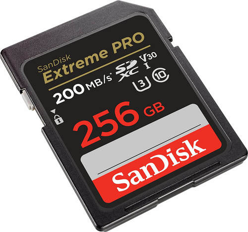 כרטיס זיכרון SanDisk Extreme PRO UHS-I 256GB