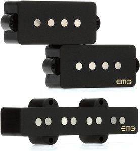 סט פיק אפים לבס EMG-GZR-PJHZ SET BLACK