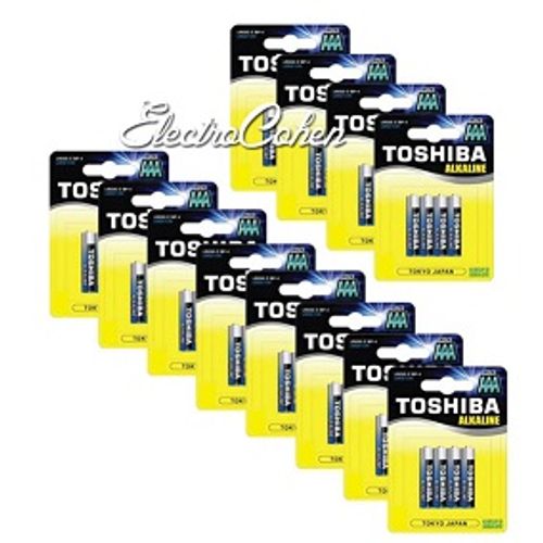 מארז 30 סוללות AAA Toshiba Alkaline 