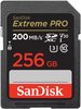 כרטיס זיכרון sandisk extreme pro sd 256gb 200mb/s