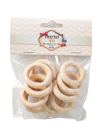 טבעות עץ 30 מ