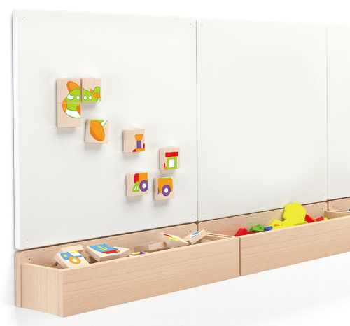 סט 32 פאזלים מגנטיים  - כלי תחבורה